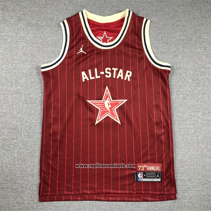 Camiseta Nino All Star 2024 Golden State Warriors Stephen Curry #30 Rojo